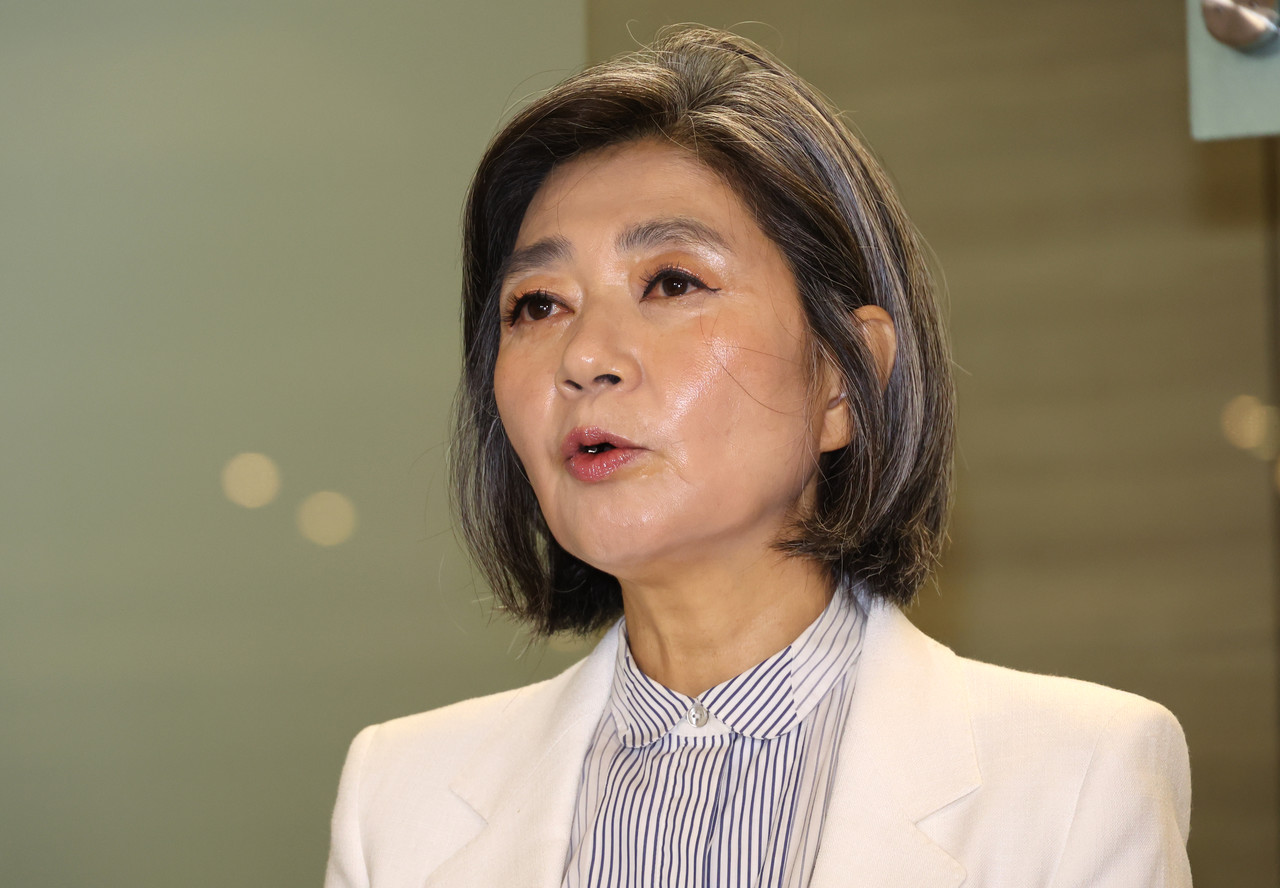 김행 여성가족부 장관 후보자가 9월19일 오전 서울 종로구 인사청문회 준비 사무실로 출근하며 발언하고 있다. ⓒ연합뉴스