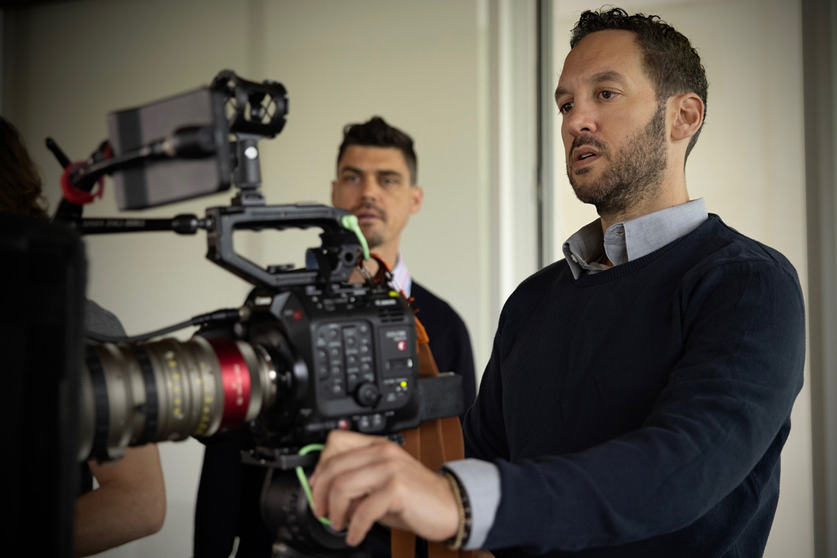 ‘올 라이즈 필름즈’의 제프 짐벌리스트(오른쪽) 〈크러시〉의 총괄 제작자다. ⓒ제프 짐벌리스트 제공