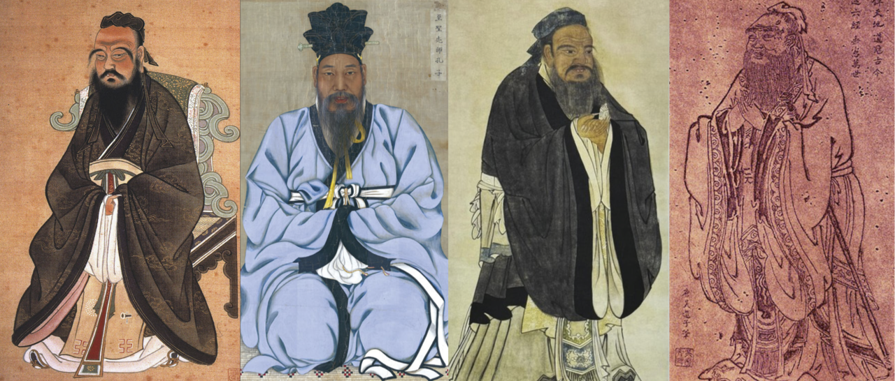 다양한 화풍의 공자 초상화가 오늘날까지 전해지고 있다.