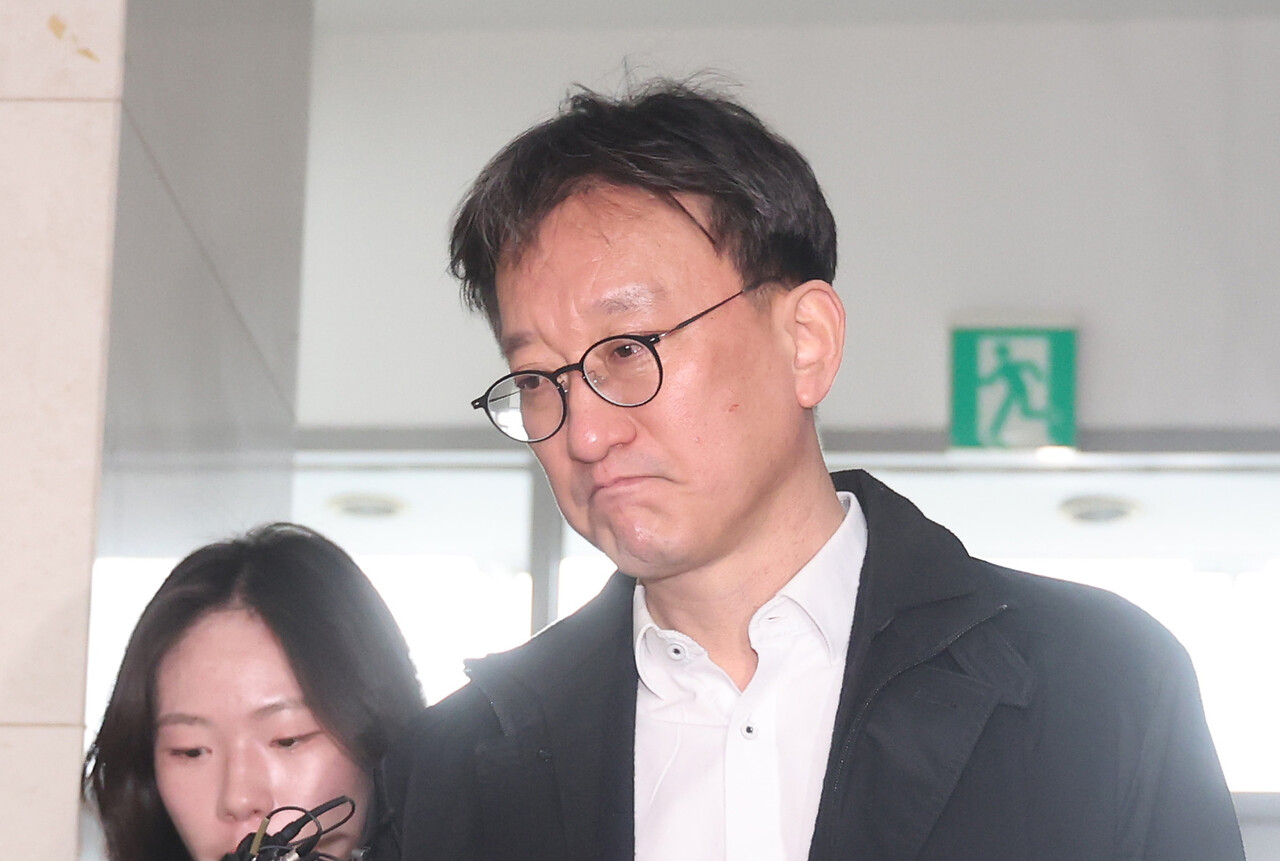 10월29일 채 상병 특검에 송창진 전 공수처 부장검사가 피의자 신분으로 출석하고 있다. ⓒ연합뉴스